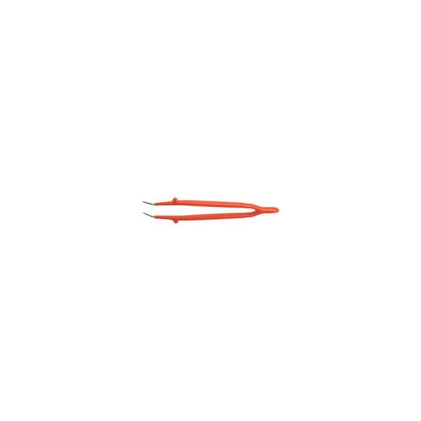 Tweezers angled 35 Degree- insulated- Material: N